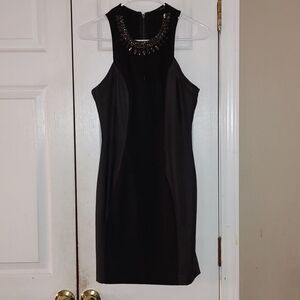 Guess black fitted embellished cocktail  dress  Sz 4